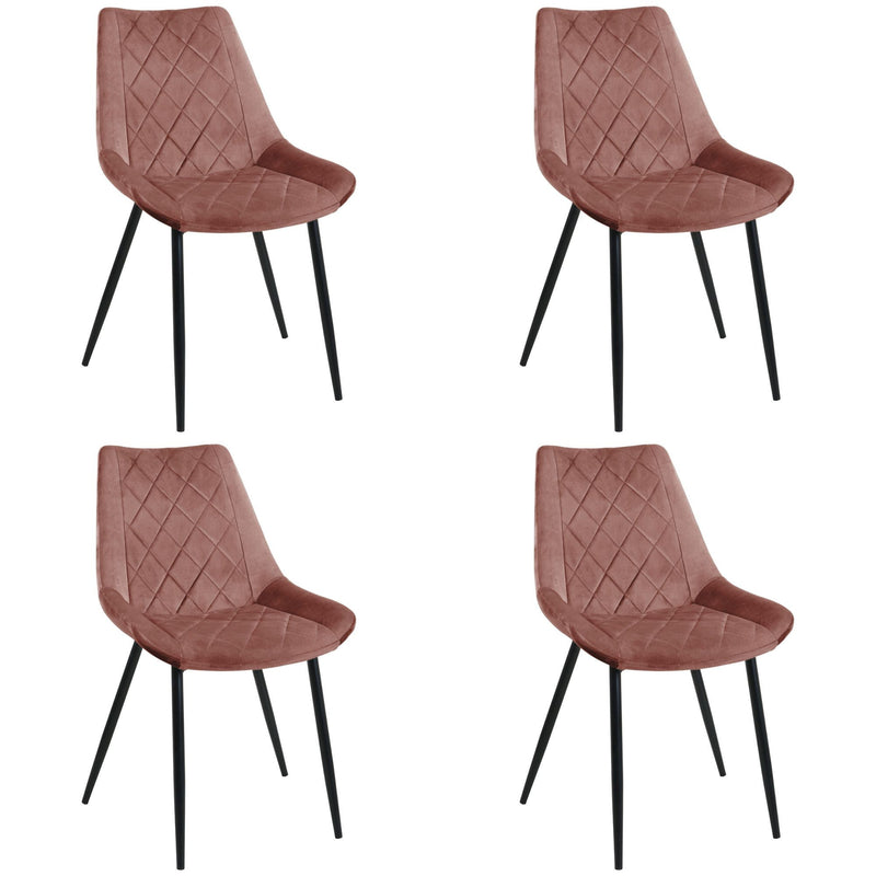 Set de 4 scaune SJ.0488 roz
