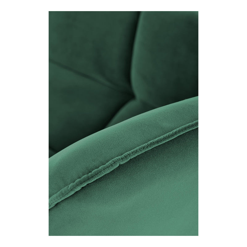 Fotoliu tapitat cu stofa - Belton Velvet verde smarald 74 x 73 x 78 cm
