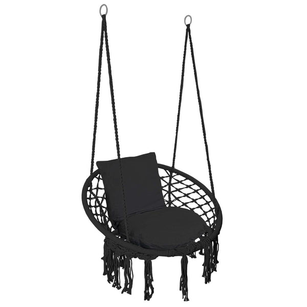 Leagan scaun suspendat Soto 60 x 100 negru
