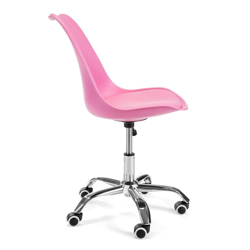 Scaun de birou pentru copii 44 x 80-90 cm roz