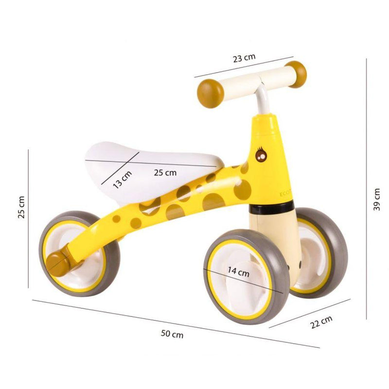 Bicicleta de echilibru fara pedale girafa