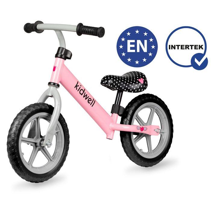 Bicicleta fara pedale copii kidwell rebel pink