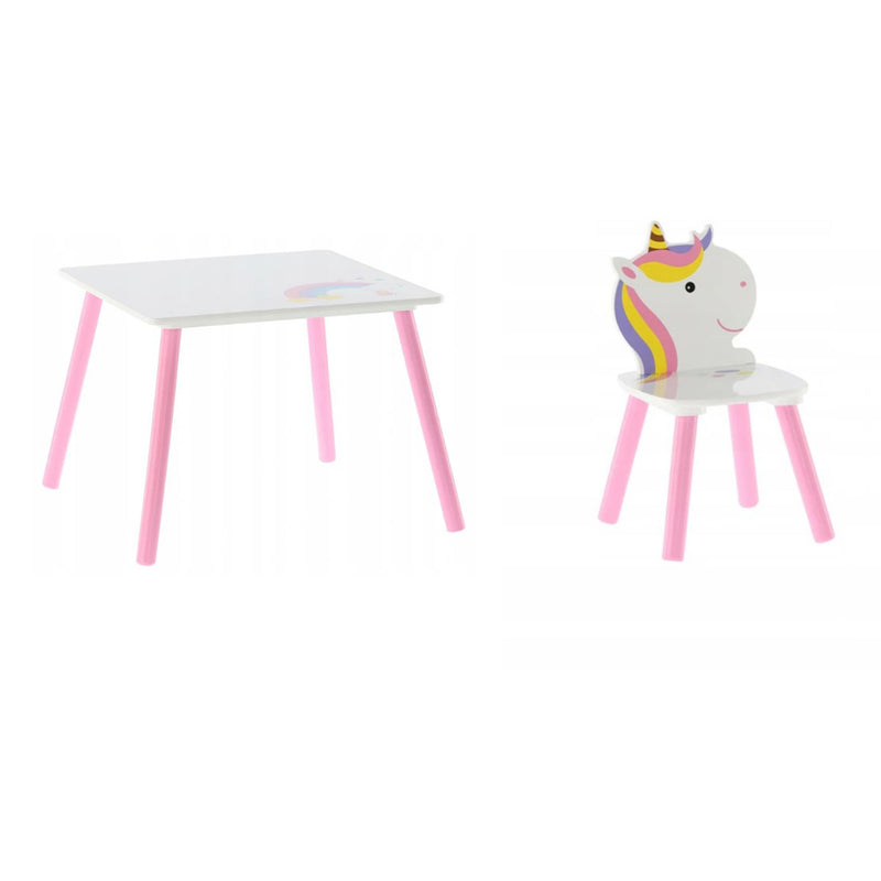 Set masa si 2 scaune model Lily Pony pentru copii
