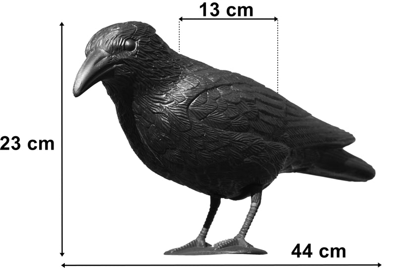 Sperietoare pentru pasari corb cioara artificiala