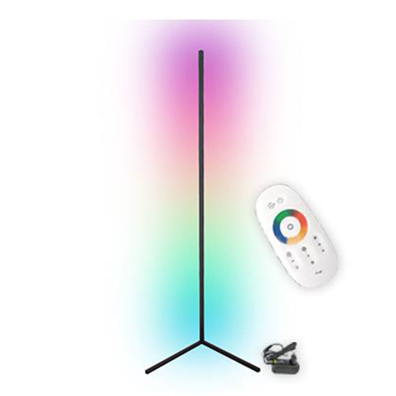 Lampa de podea cu LED RGB 20W 140cm negru