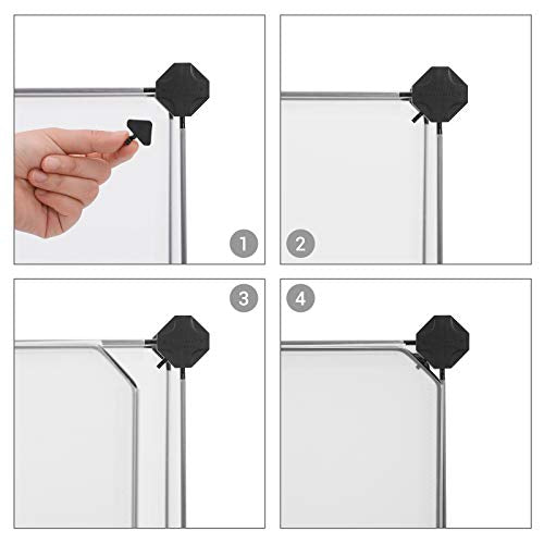 Organizator de Stocare cu 12 Cuburi, Dulap din Plastic cu Usi, Raft pentru Pantofi, Cuier, pentru Haine, Pantofi, Jucarii, Carti, Usor de Asamblat, 93 x 31 x 123 cm, Alb SONGMICS