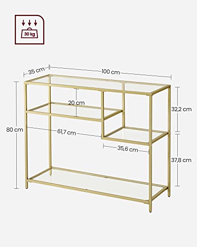 Masa consola  100x35x80cm, VASAGLE