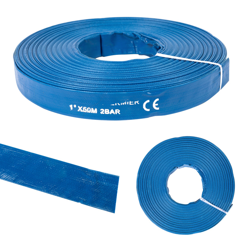 Furtun apa refulare Flat PVC 1 inch 50M