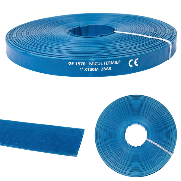 Furtun apa refulare Flat PVC 1 inch 100m