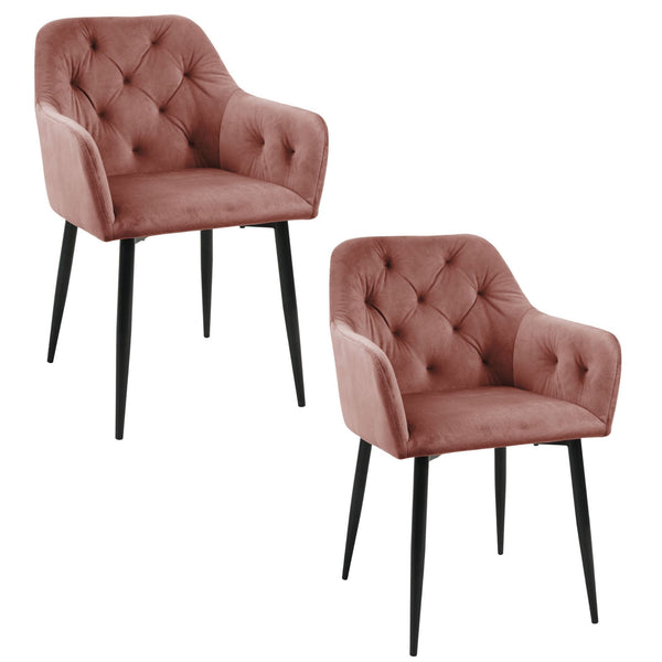Set de 2 scaune SJ.030 roz