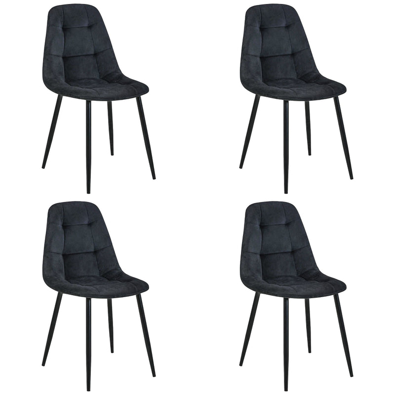 Set de 4 scaune SJ.1 negru