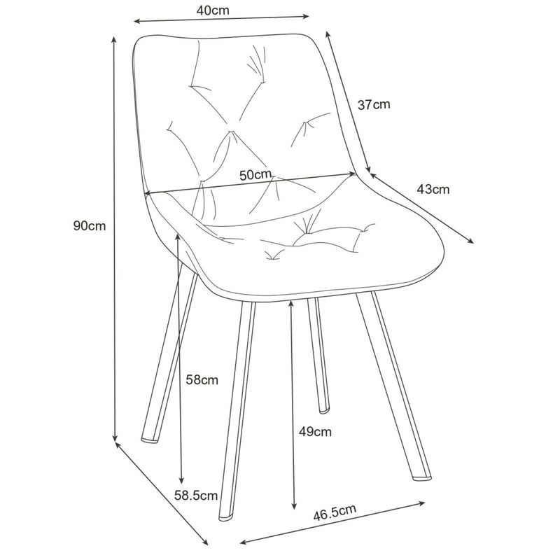 Set de 2 scaune SJ.33 roz