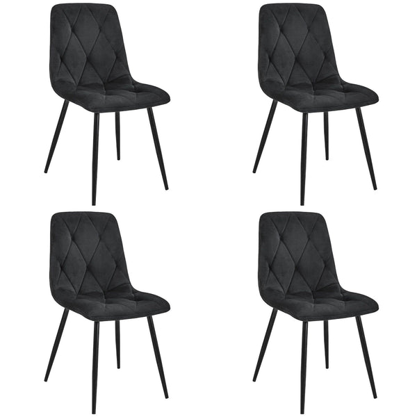 Set de 4 scaune SJ.3 negru