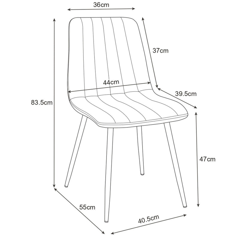 Scaun SJ.9 negru