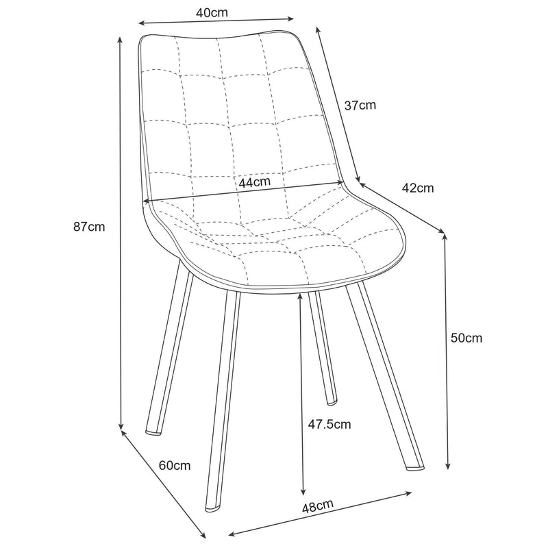 Scaun SJ.28 negru