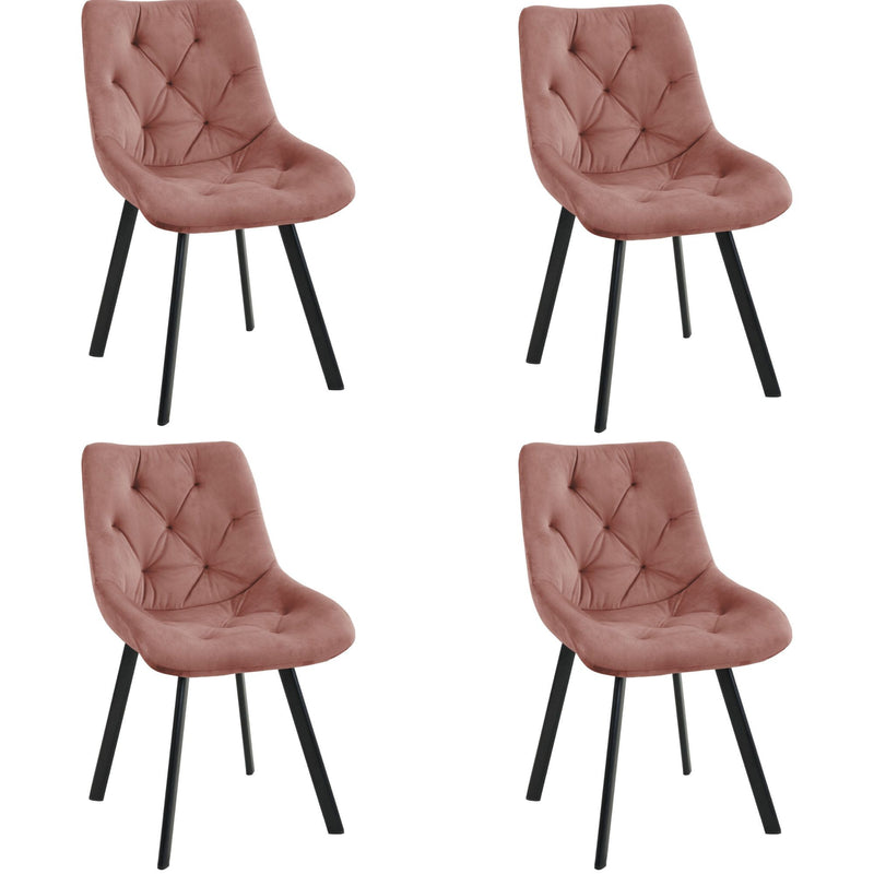 Set de 4 scaune SJ.33 roz