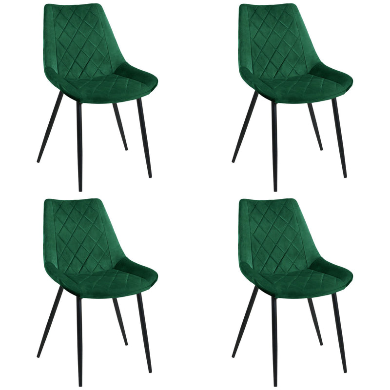 Set de 4 scaune SJ.0488 verde