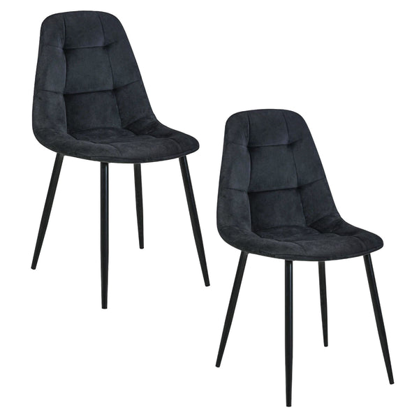 Set de 2 scaune SJ.1 negru