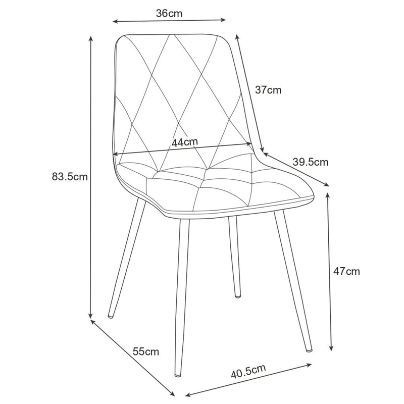 Scaun SJ.3 negru