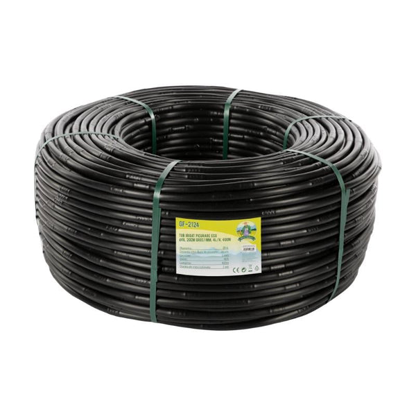 Tub irigat picurare ECO 400m diametru 16 distanta picurare 20cm grosime 1mm debit 4l/ora