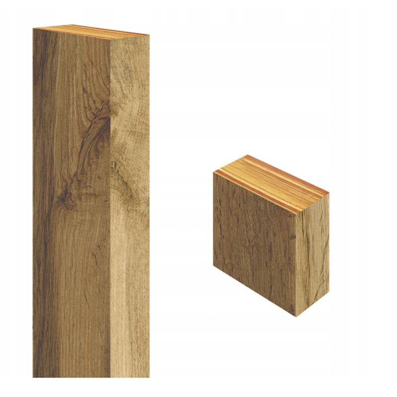 Mostra lamela riflaj decorativ din lemn stejar wotan lm019 marimea l