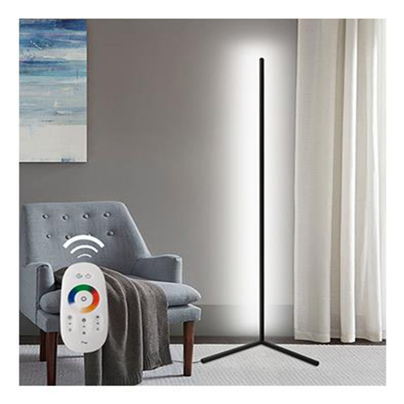 Lampa rgb de podea cu led 20w 140cm negru