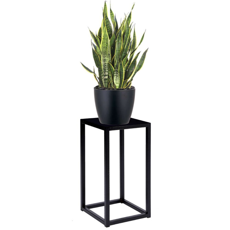 Stand suport din metal pentru plante piatto 40cm negru