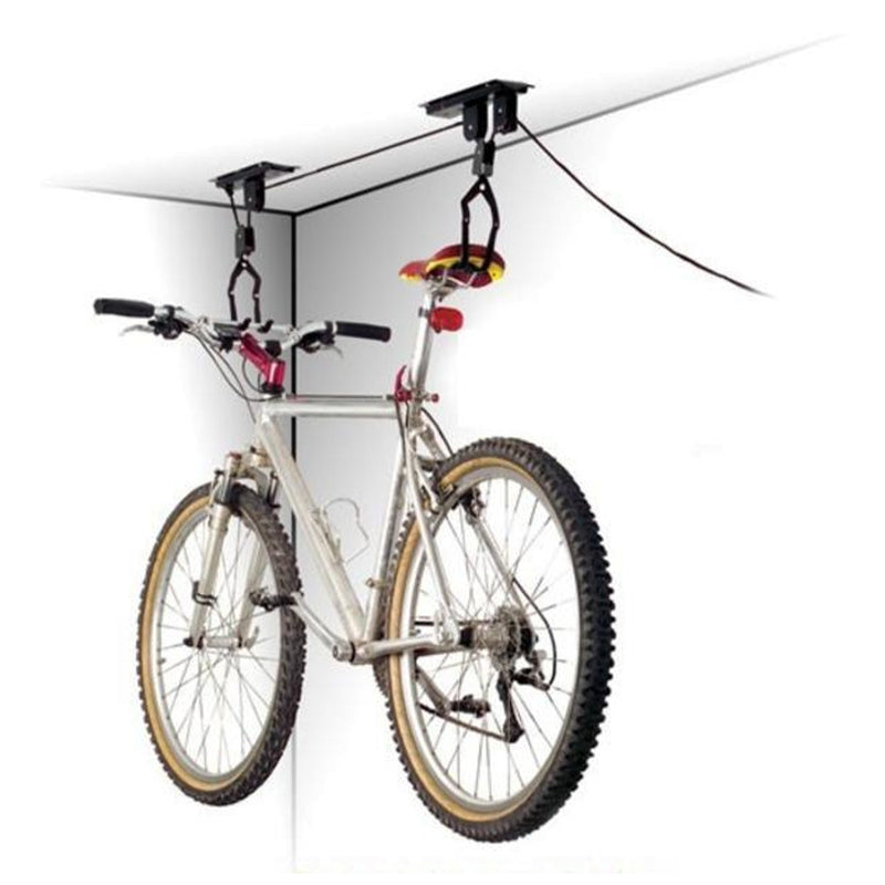 ﻿Suport bicicleta cu scripete cu fixare pe tavan