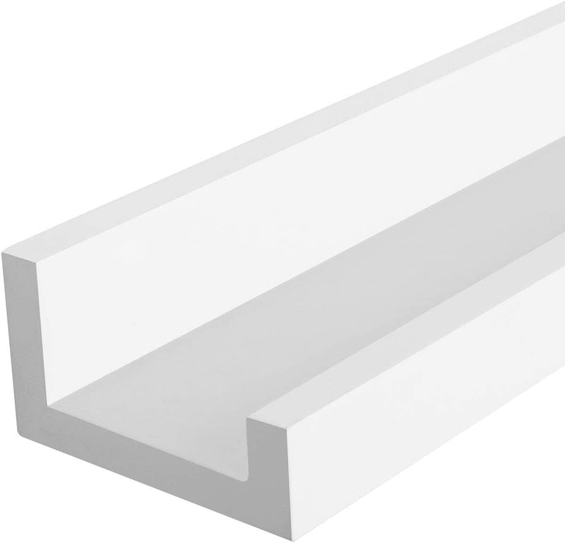 Raft de perete pentru living/ bucatarie 110 x 10 cm alb