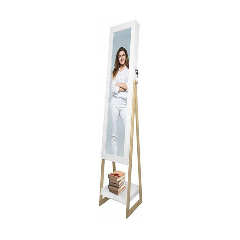 Dulap vertical cu oglinda pentru  bijuterii 40 x 36.5 x 151 cm