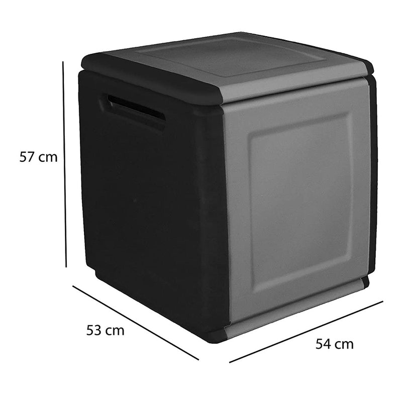 Lada cub depozitare din plastic pentru gradina Artplast 570 x 530 x 540