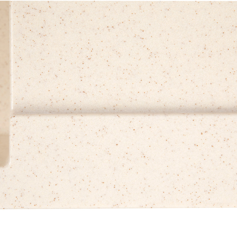 Chiuveta dreptunghiulara de bucatarie picurator Ecostone 770x495mm, material compozit, bej
