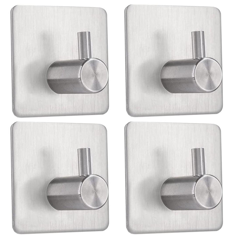 Set 4 supoarte de perete pentru prosoape Kotos 0.2 x 4.5 x 4.5 gri