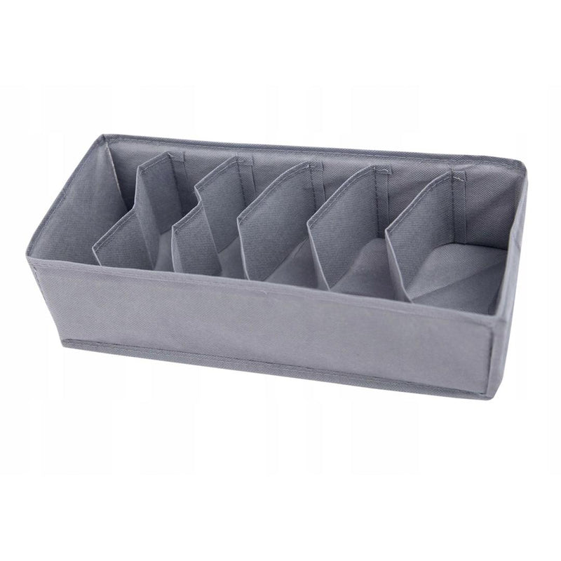 Organizator sertar cu 6 compartimente 34 x 10 x 15 gri