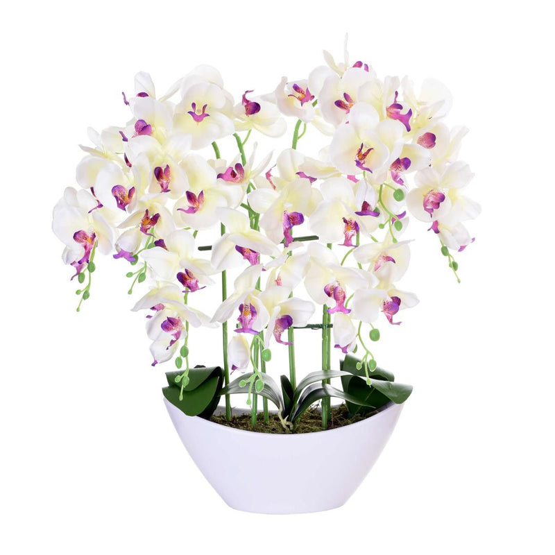Orhidee artificiala alb