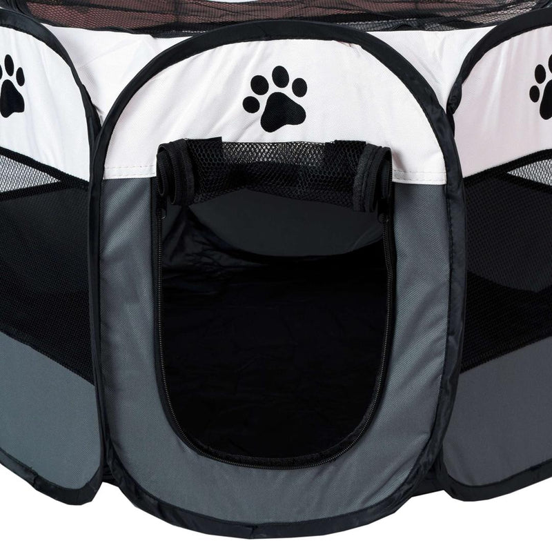 Tarc interior pentru animale XL 81 x 57 gri