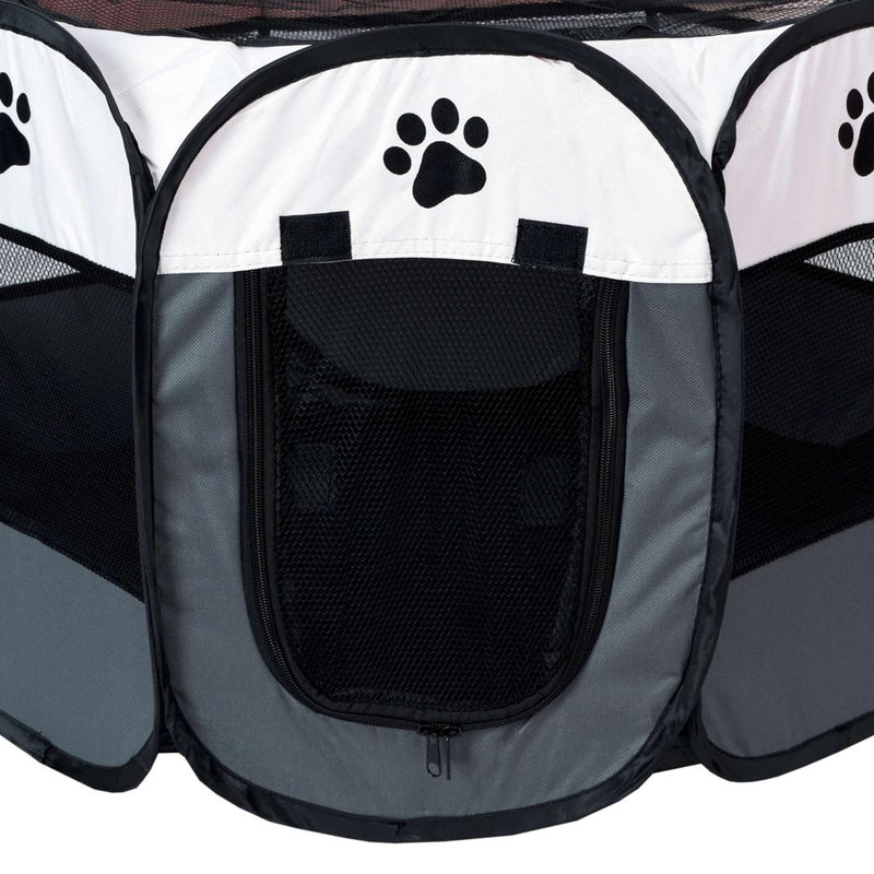 Tarc interior pentru animale XL 81 x 57 gri