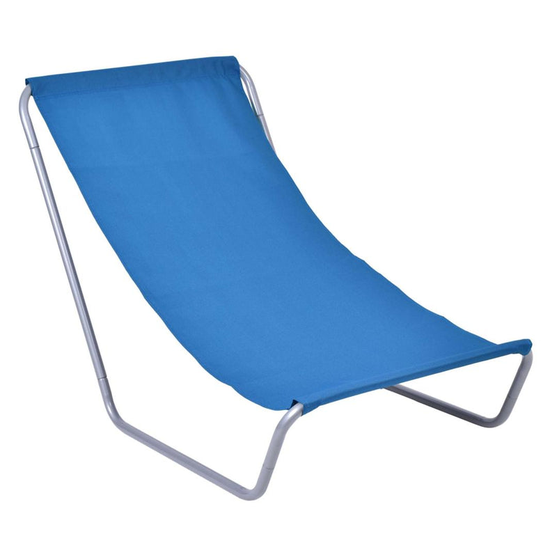 Sezlong scaun gradina pliabila Olek 51 x 60 x 97 albastru
