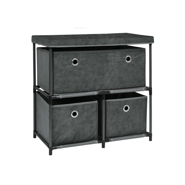 Comoda tip organizator Kobi 55 x 55 x 30.5 gri