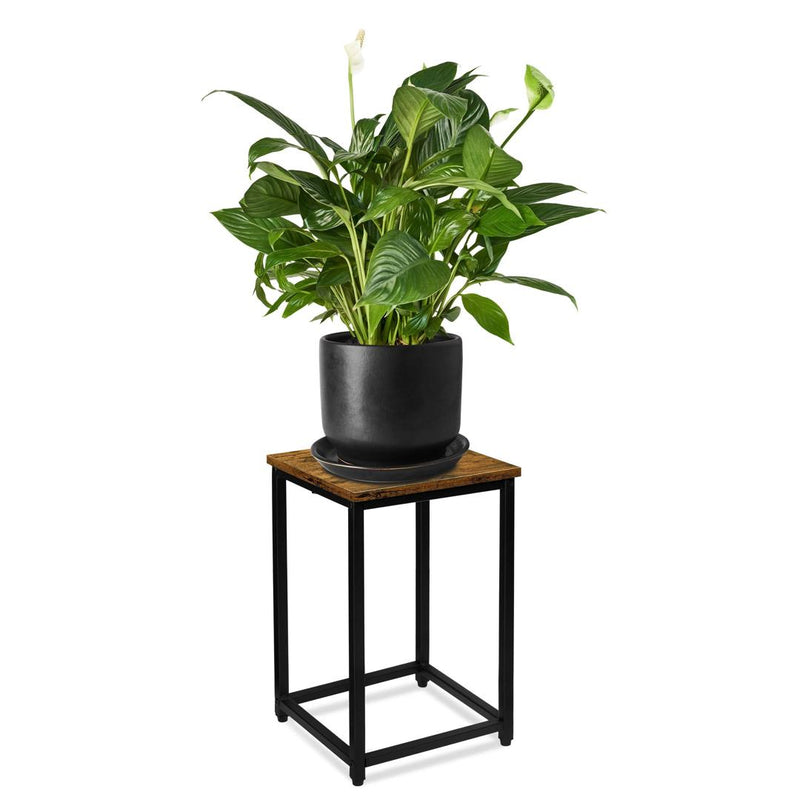 Suport plante Arben 24 x 42.5 x 24 negru, stejar