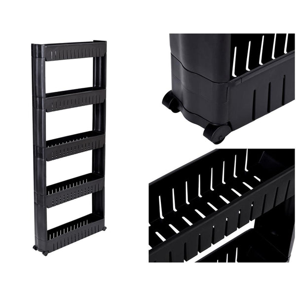 Carucior organizator mobil 54 x 132 x 12.5 negru