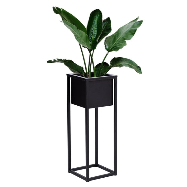 Suport plante Concove 21.5 x 61 x 21.5 negru