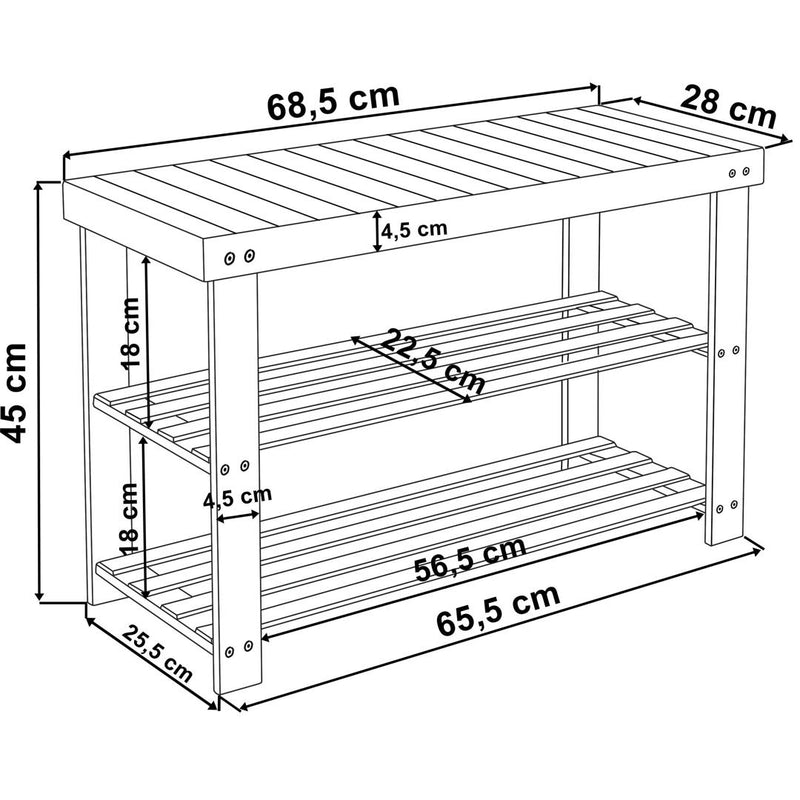 Pantofar Milos 28 x 45 x 68.5 gri