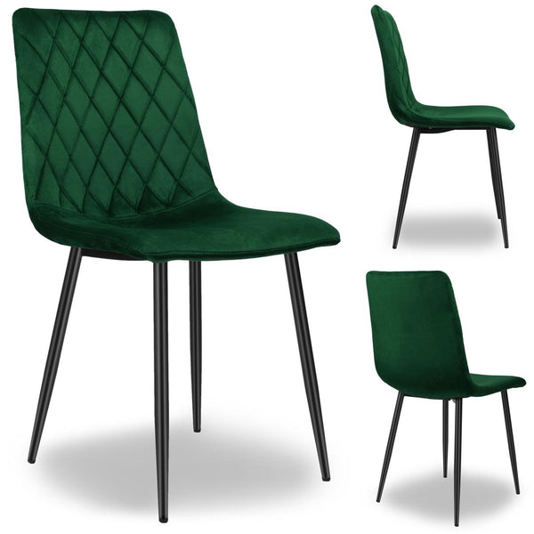 Scaun tapitat Dexter 40 x 89 x 45 verde