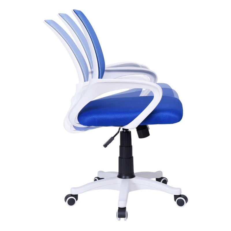 Scaun birou Fb-Bianco 49 x 84-94 x 47 alb, albastru
