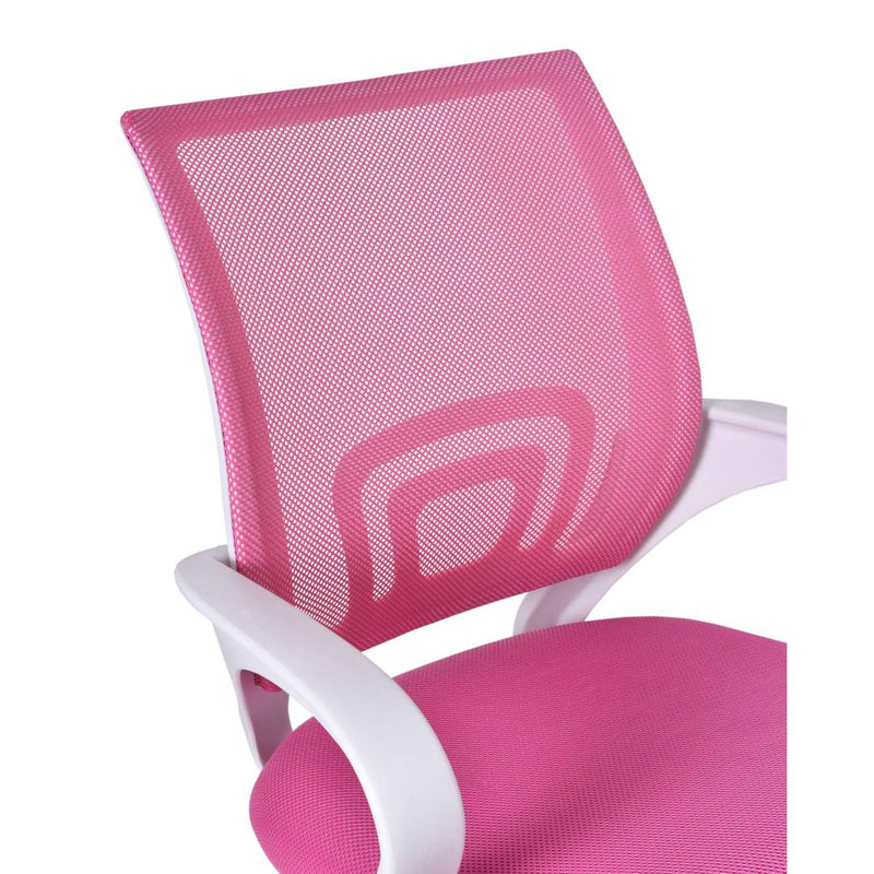 Scaun birou Fb-Bianco 49 x 84-94 x 47 alb, roz
