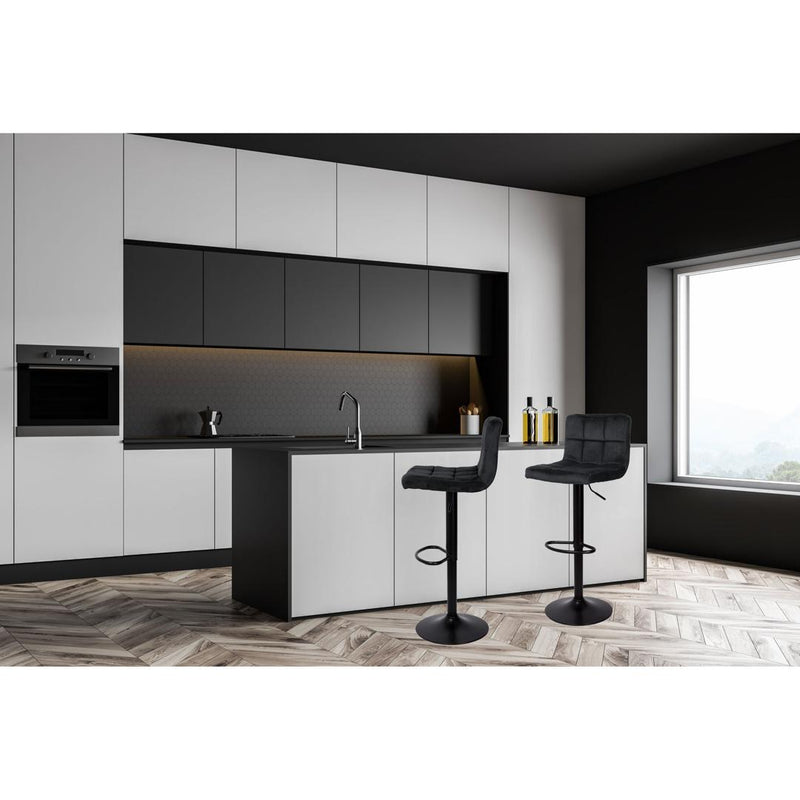 Scaun bar Arako 40 x 87-107 x 35 negru