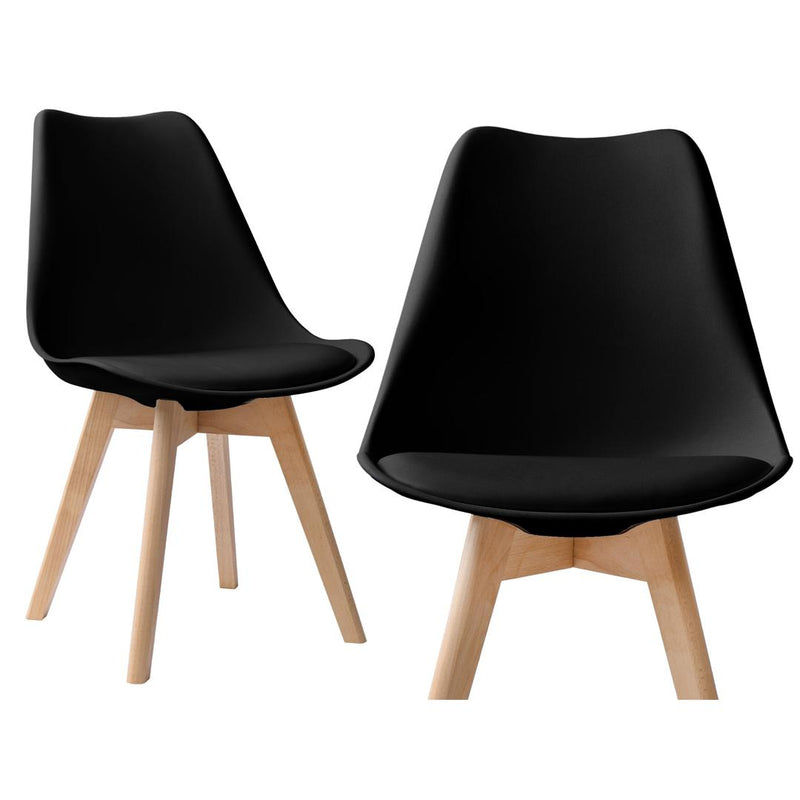 Scaun scandinav K-Nantes 49 x 83 x 42 negru