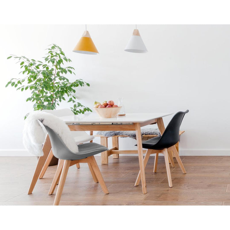 Scaun scandinav K-Nantes 49 x 83 x 42 negru