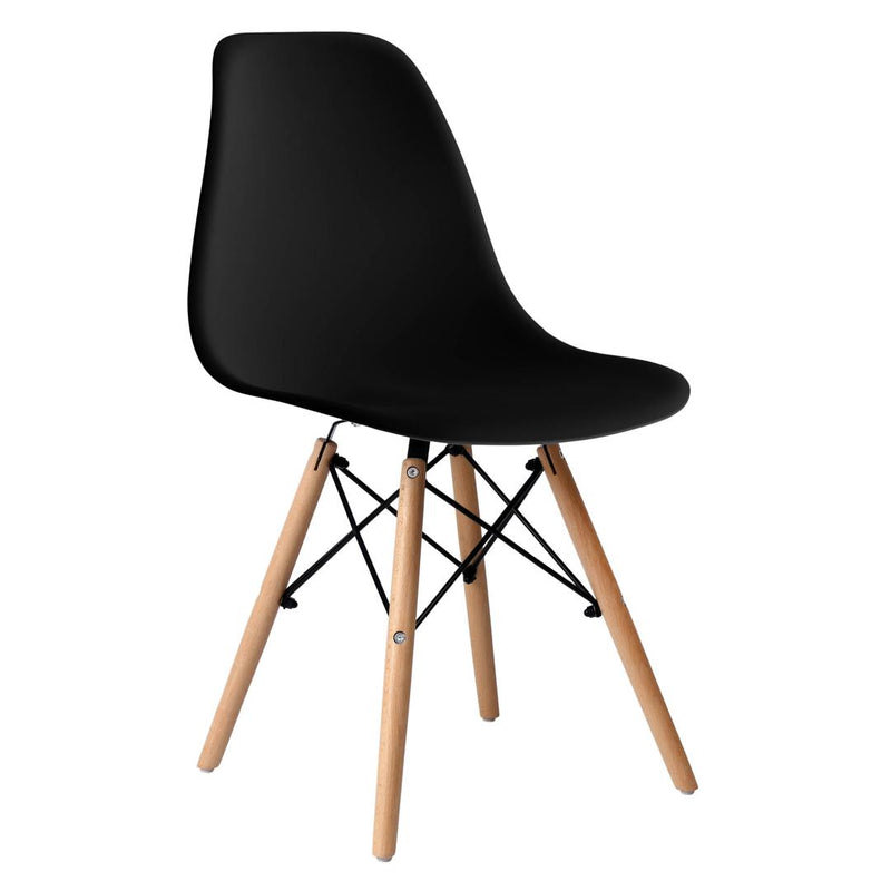 Scaun scandinav Paris 46 x 82 x 53 negru